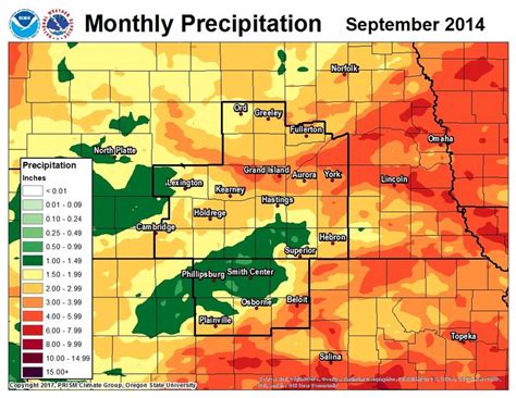 2014 Monthly Precipitation Maps