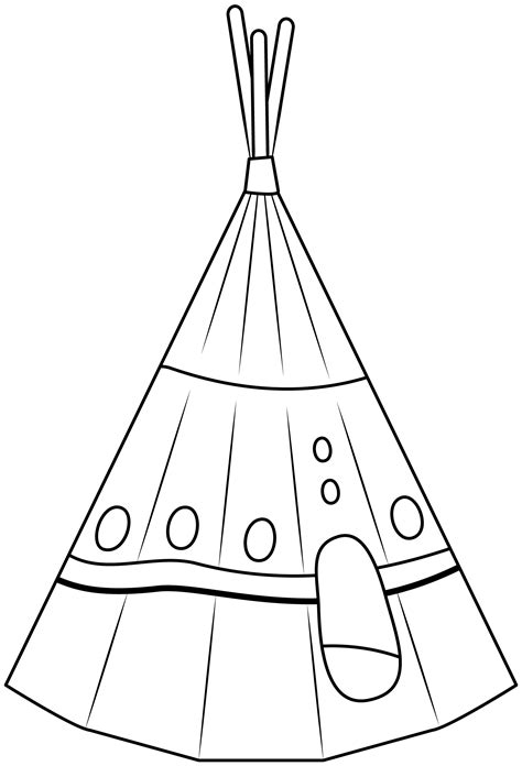 Free Printable Teepee Template - Free Printable