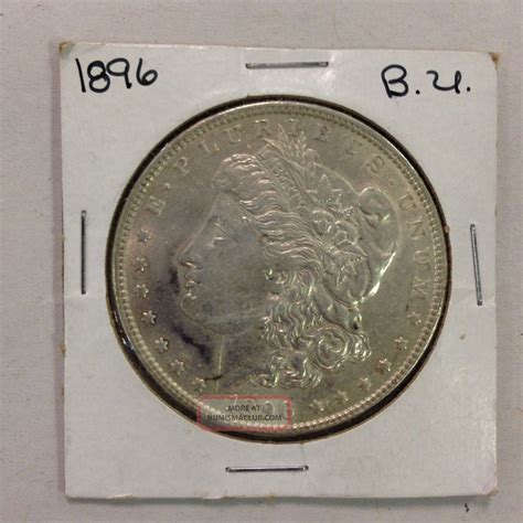 1896 Morgan Silver Dollar S$1 (two Of Three)