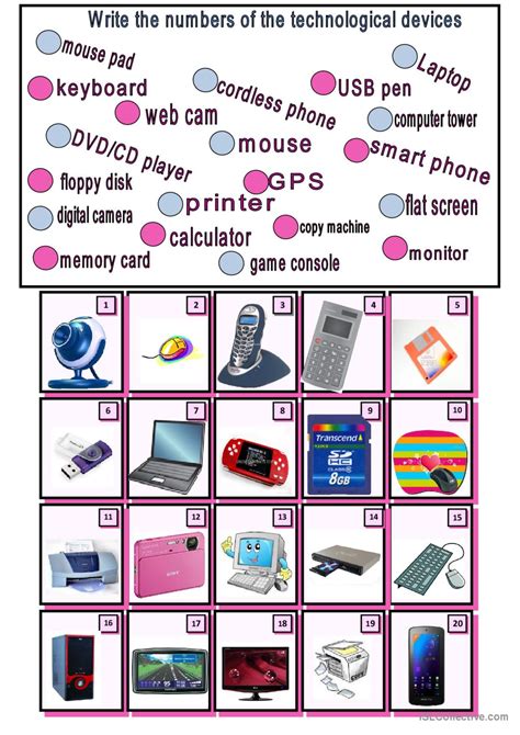 Technology Worksheet 的图像结果