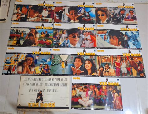 YES BOSS Bollywood movie lobby card - Bollywood Movie Posters