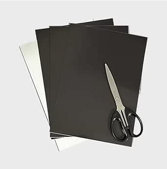 kodithal Magnetic Sheet Papers Plain Adhesive Flexible Peel and Stick ...