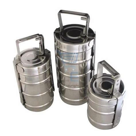 Stainless Steel Tiffin Box - Stainless Steel Light Weight Clip Tiffin ...