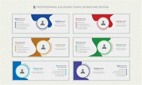 Image result for Email Signature Layout Rectangular Logo