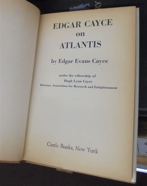 Edgar Cayce on Atlantis by Cayce, Edgar Evans: Very Good Hardcover ...