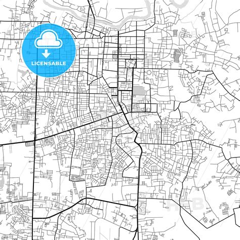 Downtown Map Of Pekanbaru, Riau, Indonesia – HEBSTREITS
