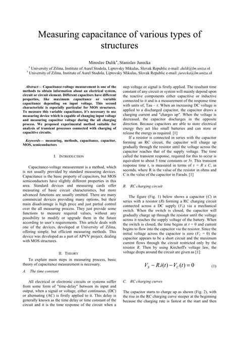 Image result for Measuring Capacitance
