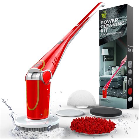 Spin Scrubber | Powerful Electric Mop with LED Display | Cordless Power ...