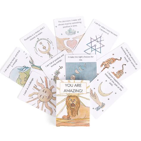 Buy nghtmrkt Deck of 52 Positive Affirmations, Positive Affirmation ...
