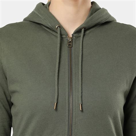 Buy Jockey Aw30 Womens Cotton French Terry Fabric Hoodie Jacket With ...