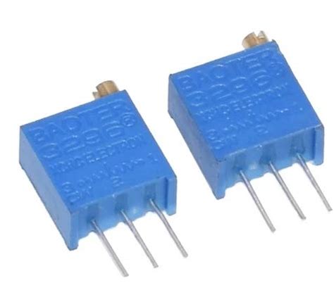 4 Piece 10K ohm Multiturn Potentiometer Pot (Variable Resistance ...