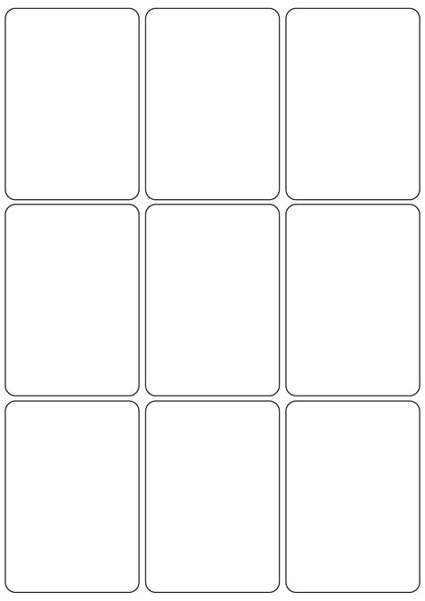 Blank Playing Card Template For Word - 10 Free PDF Printables | Printablee