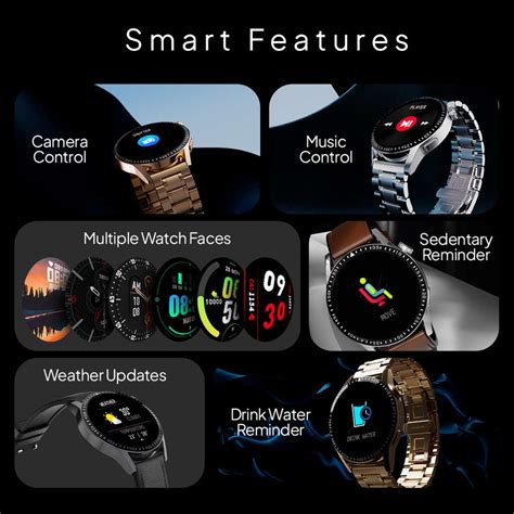 Fire-Boltt Ultimate 35.3mm (1.39) Stainless Steel Luxury Bluetooth ...