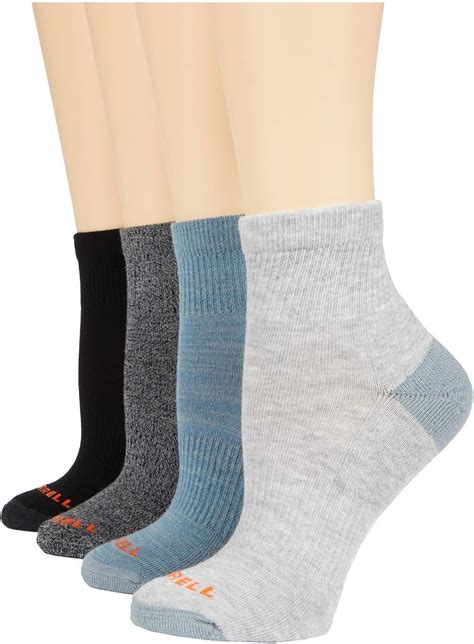 Brandclub - Merrell Unisex-Adult's Men's and Women's Cushioned Midweight Ankle Socks Pack ...