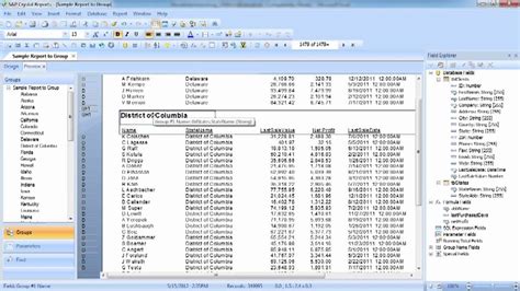 Free Crystal Reports Tutorial 的图像结果
