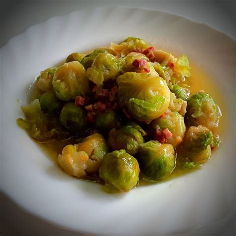 Coles de Bruselas con Jamón - Recetas Piratas