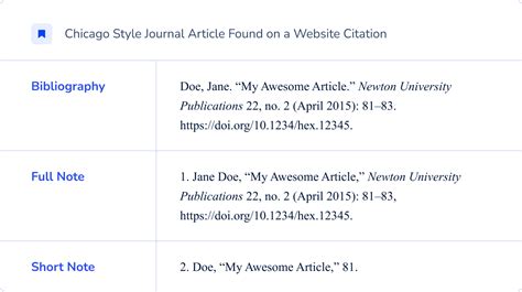 Image result for Article Citation Example