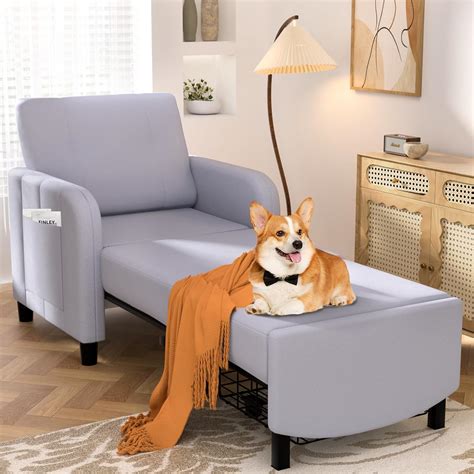 Amazon.com: HPWLYO Sleeper Chair,4 in1 Convertible Chair Bed, 87.6 ...