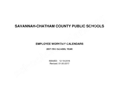 Pulaski Elementary School Calendars – Savannah, GA