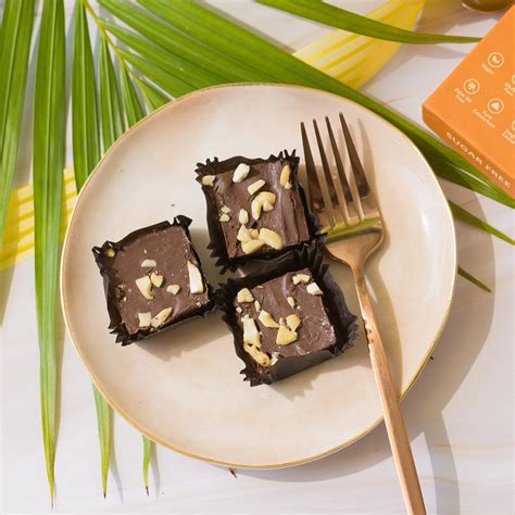 Kaju Katli Dark Chocolate Ganache | Sugar Free – Carra Chocolates