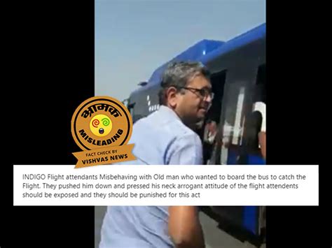Fact Check: 2017 case of misbehavior with a passenger by Indigo staff ...