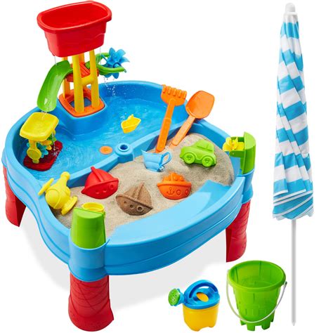Amazon.com: Best Choice Products Kids Sand & Water Outdoor Activity ...