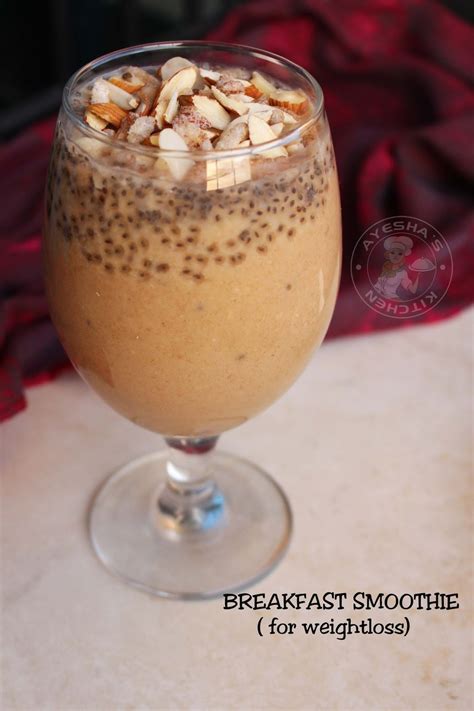 TASTY WEIGHT LOSS SMOOTHIES - BREAKFAST SMOOTHIE