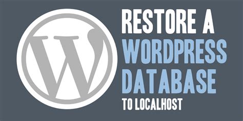 Local Database WordPress 的图像结果