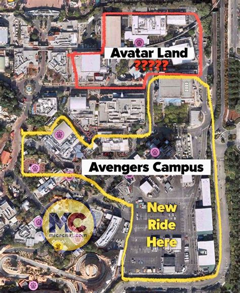 Disneyland Area Map