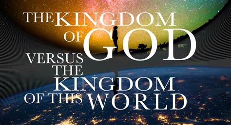 The Kingdom of God vs. The Kingdom of this world - Windsor Christian Fellowship Church