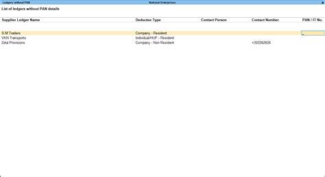 Generate TDS Reports