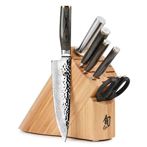 Shun Premier Grey Knife Block Set - 7 Piece – Cutlery and More