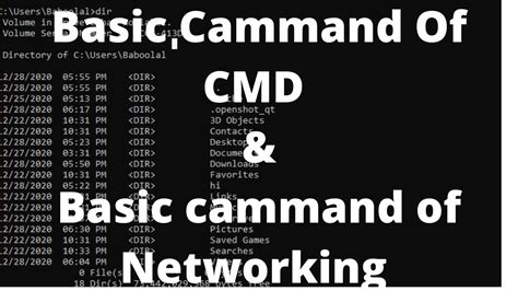 Some CMD Commands Every Windows User Should Know || Basic Networking Commands||