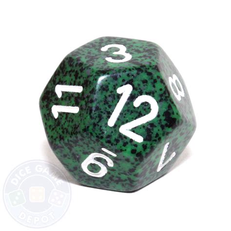 12-Sided Speckled Dice (d12) - Recon - Dice Game Depot