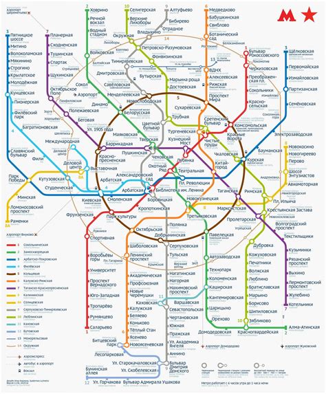 Moscow Metro Map Printable