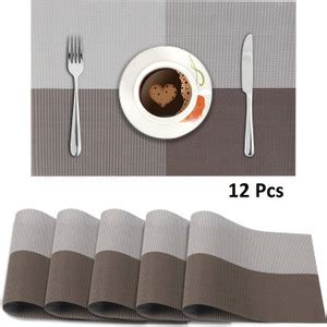 Pyarana Rectangular Pack of 12 Table Placemat - Buy Pyarana Rectangular ...