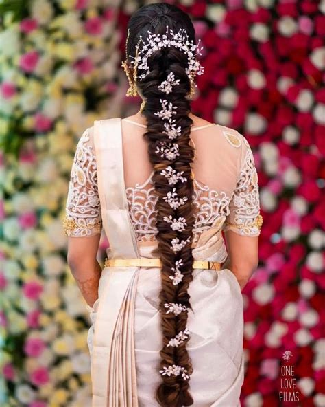 South Indian braid wedding hairstyles | Hair for Indian brides | Bridal ...