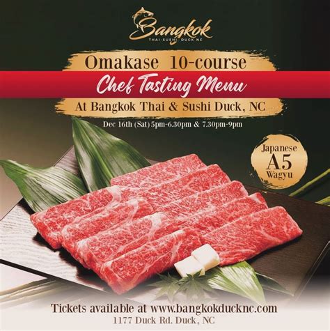 Omakase Japanese Dining Experience , Bangkok Thai-Sushi Duck, NC ...