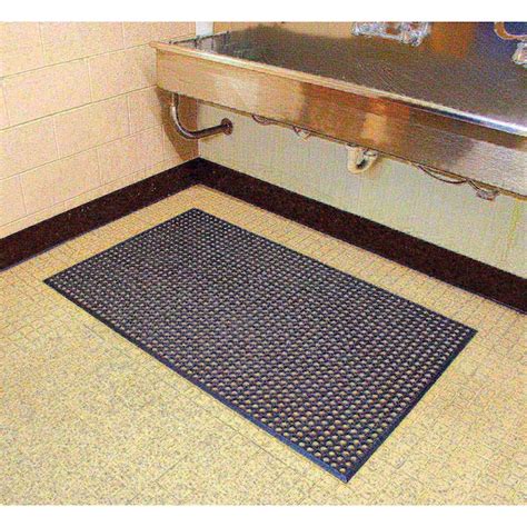 Durable Corp 3' X 5' Black Anti-Fatigue Mat 418S35BK | Zoro