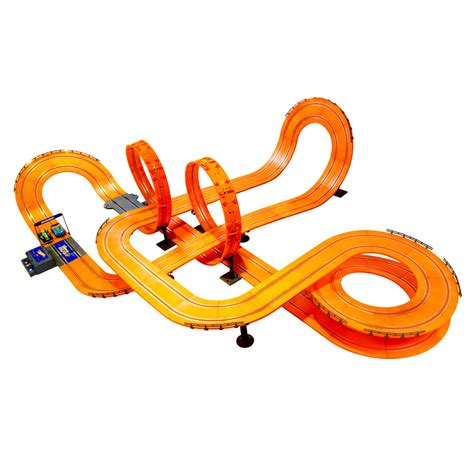 hot wheels electric slot car track set 20.7-ft reviews