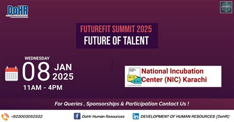 FUTUREFIT SUMMIT 2025 - Future of Talent, National Incubation Center ...