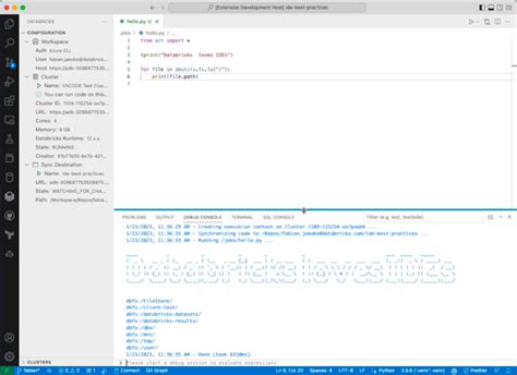 Image result for Visual Code Connect to Azure Databricks