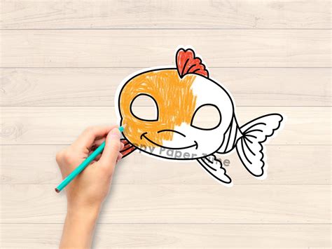 Image result for Fish Face Mask Pattern