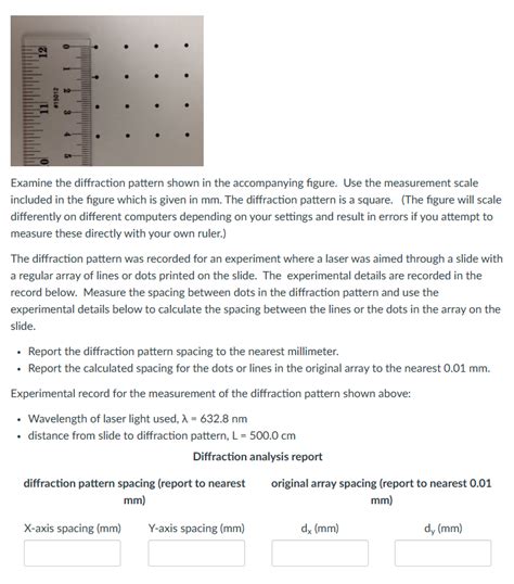 Image result for Diffraction Pattern From Reflecting Ruler