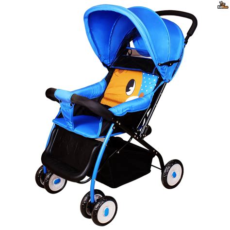 Buy Kidbee 709A Baby Stroller with 3-Point Safety Belt - Blue Online at ...