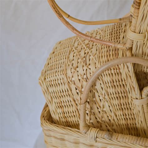 Image result for Rectangular Rattan Basket