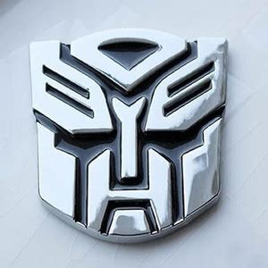 Auto MT TRANSFORMER LOGO, 7.2 x 7cm CAR METAL SPORT STICKER Vehicle ...