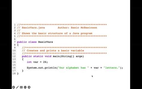 Variable in Java Example Program in Lap 的图像结果