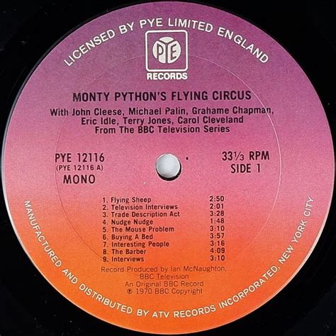 Image result for Monty Python LP