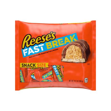 REESE'S FAST BREAK REESE'S FAST BREAK Milk Chocolate, Peanut Butter and ...